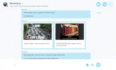 MemeCat Best Skype Bots