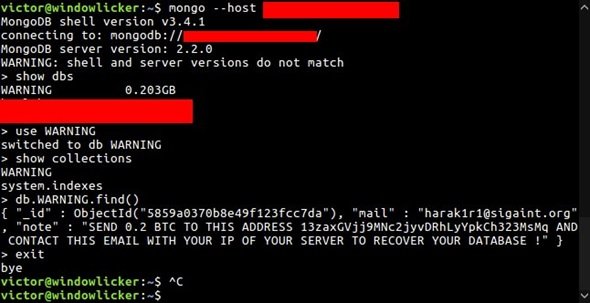 secure and protect MongoDB database from Ransomware