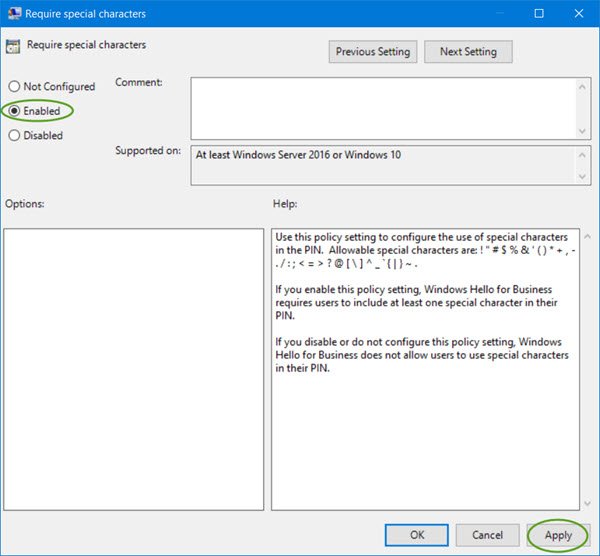 past times enabling PIN Complexity Group Policy How to enable configure PIN Complexity Group Policy inward Windows 10