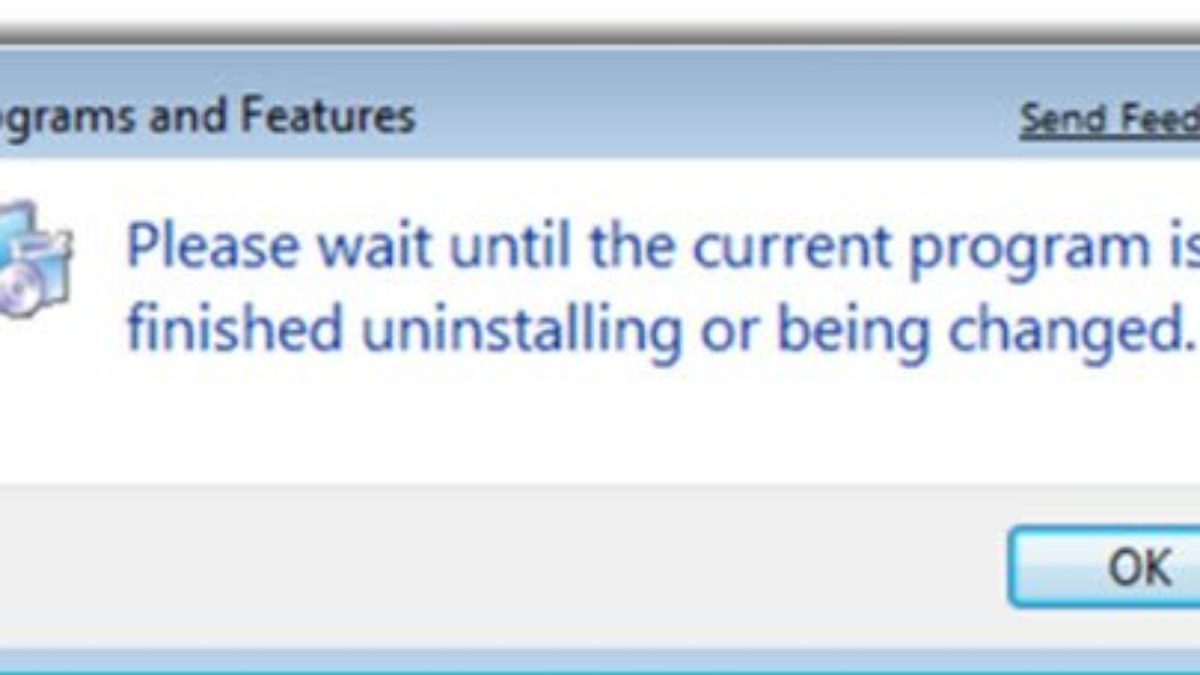 Please Wait Until The Current Program Is Finished Uninstalling Or Being Changed - roblox installer stuck on please wait