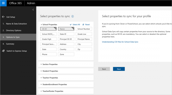 Microsoft School Data Sync