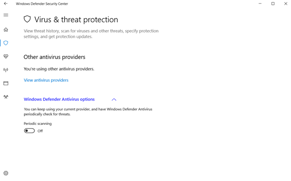 you lot volition run into a novel white shield icon inward the notification surface area of your Taskbar Windows Defender Security Center inward Windows 10
