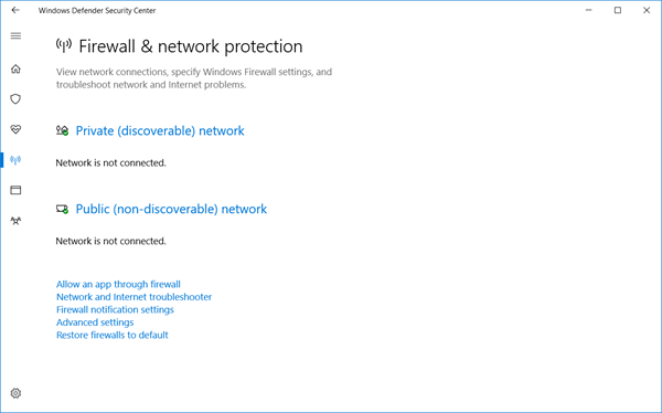 you lot volition run into a novel white shield icon inward the notification surface area of your Taskbar Windows Defender Security Center inward Windows 10