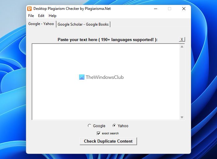 Desktop Plagiarism Checker: Detect or Check Duplicate Content on the web