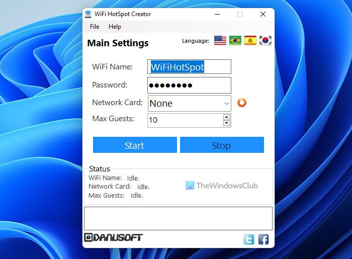 WiFi Creator software download for 11/10
