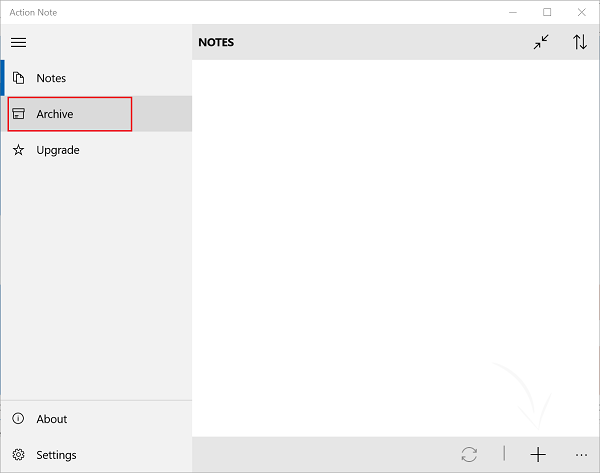 features several applications that aid you lot induce got downwardly notes inward an instant Use Action Note to create Notes amongst Windows 10 Action Center integration