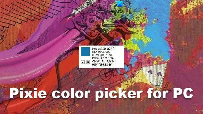 Pixie color picker for PC