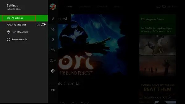 How to update Xbox Account
