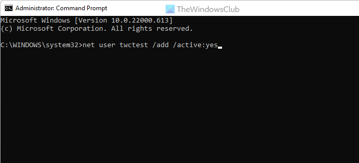create a Guest Account in Windows 11