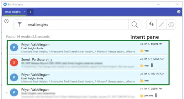 Email Insights for Windows