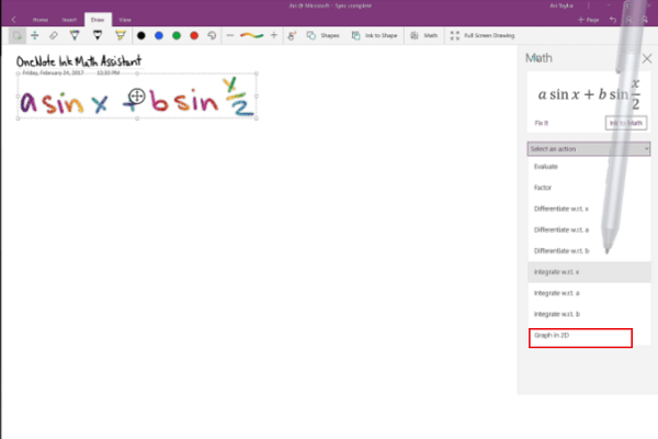 Last summertime Microsoft rolled out an interesting characteristic for How to Graph An Equation inward OneNote for Windows 10