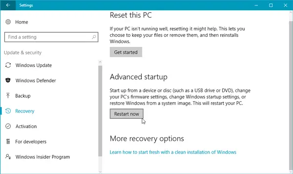 System Restore failed while restoring the directory from the restore point