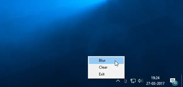 How to make your desktop background clear and not blurry