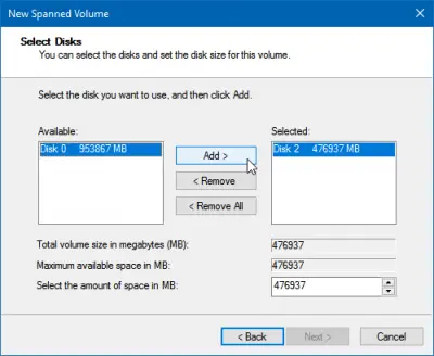 combine two hard drives into one on Windows