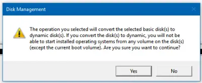 zkombinujte dva pevné disky do jednoho v systému Windows