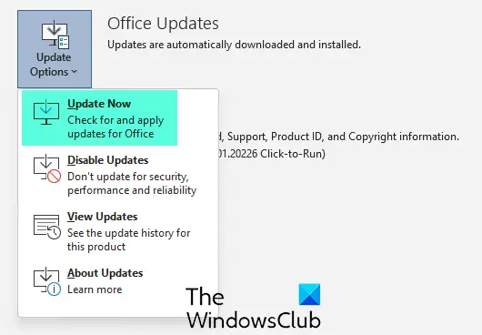 Update Office update office