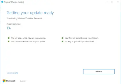 Windows Update Assistant