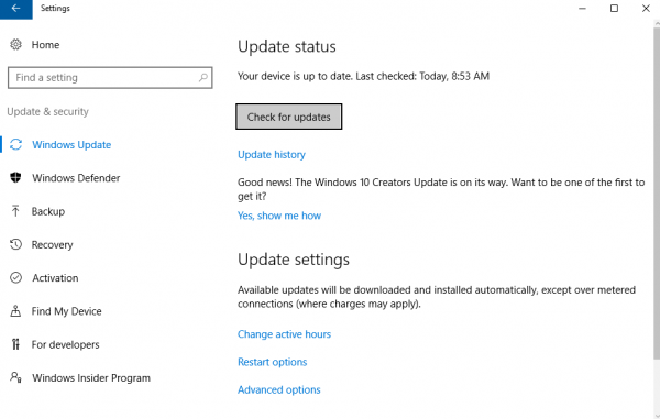 Windows Updates