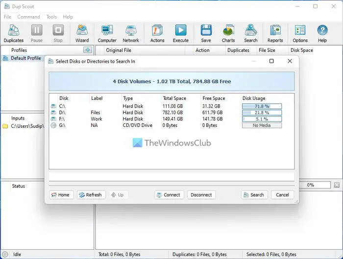 DupScout: Increase free disk space using this duplicate files deleter