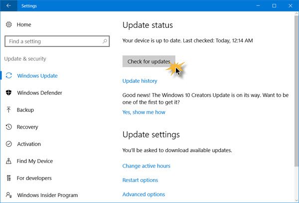 Get Windows 10 October 2018 Update