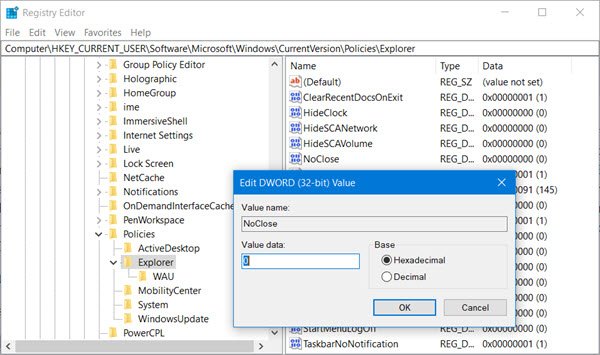 Hibernate options inwards the Power Options carte du jour Power Options missing from Start Menu inwards Windows 10