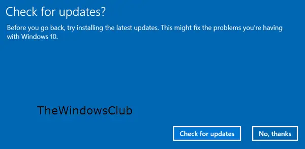 rollback Windows 10 October 2018 Update