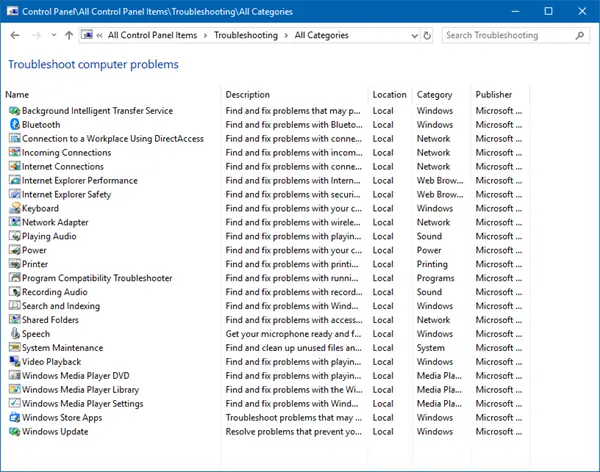 how long for microsoft audio troubleshooter to run