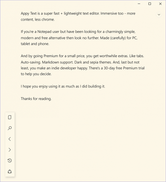 Appy Text for Windows 10