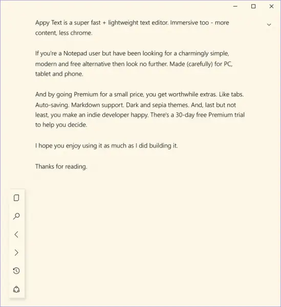 Appy Text for Windows 10