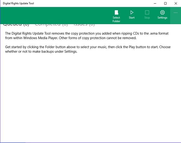 Digital Rights Update Tool