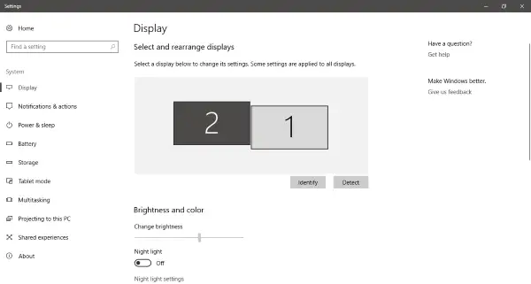 Check Multiple Monitors settings