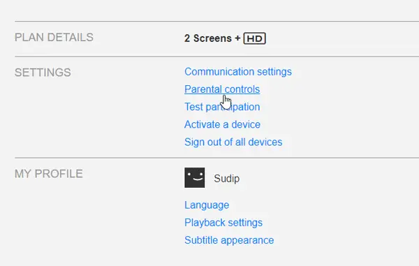 How To Set Parental Controls On Netflix