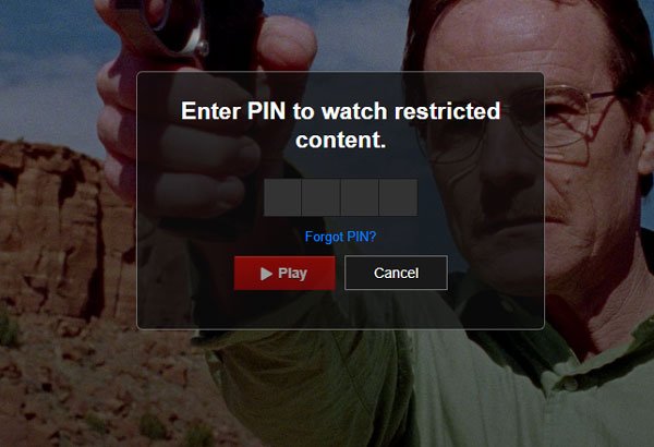 How to set parental control on Netflix