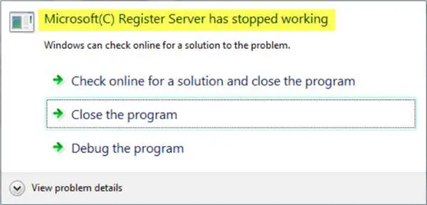 Microsoft Register Server Funktioniert Nicht Mehr