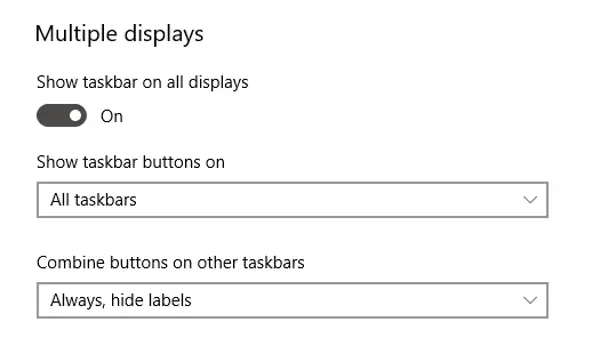 Set up Dual Monitors on Windows 10