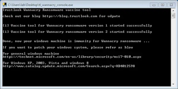 Free Vaccinator & Vulnerability Scanner Tools for WannaCry Ransomware