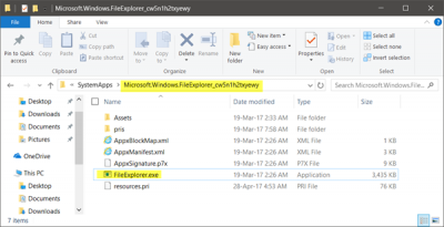How to open Touch-optimized File Explorer app in Windows 11