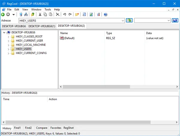 RegCool advanced Registry Editor for Windows