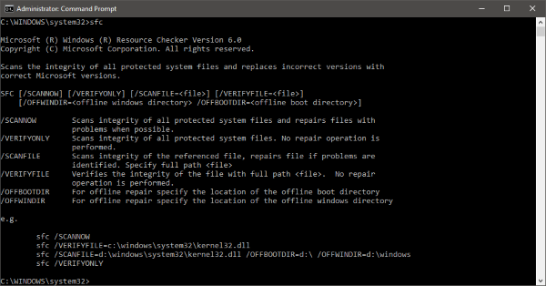 Run sfc /scannow on External Drives