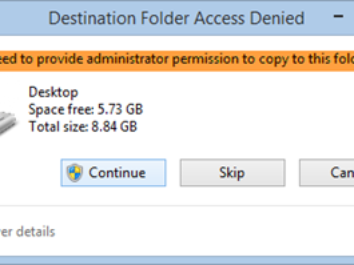 How do i give myself permission to delete a file You Ll Need To Provide Administrator Permission To Delete This Folder