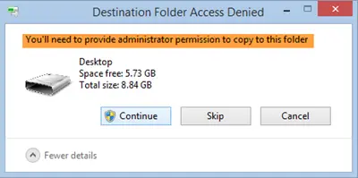 Youll need to provide administrator permission to delete this folder