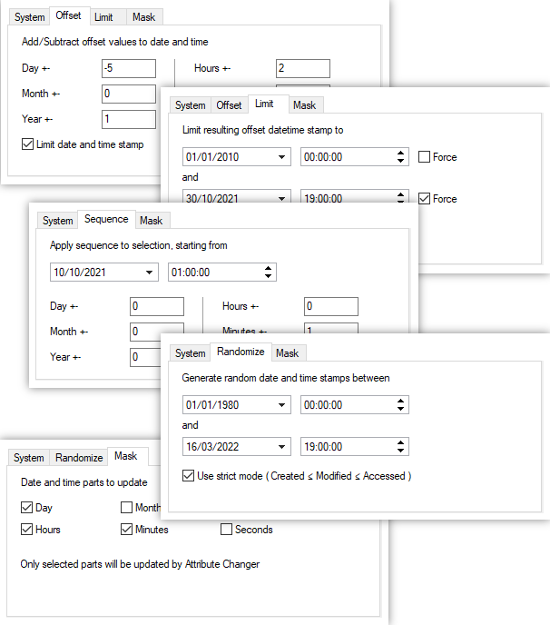 change attribute file windows