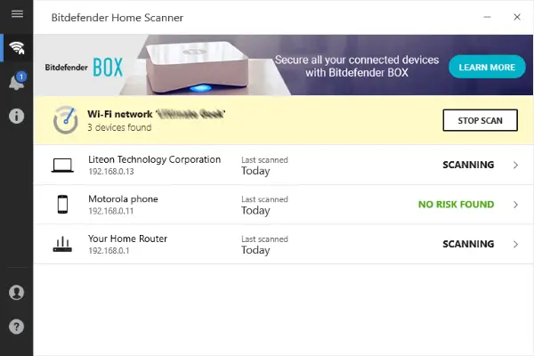 Bitdefender Home Scanner