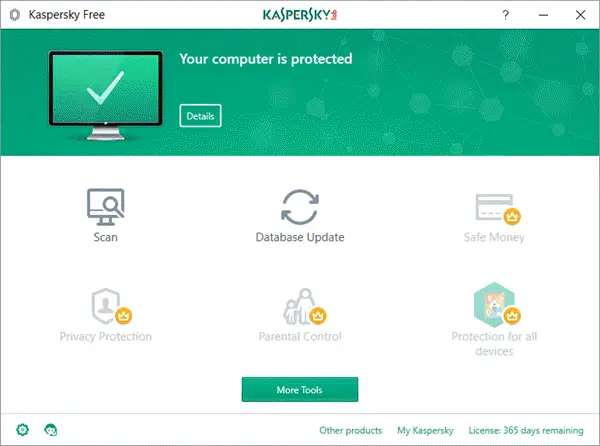 free antivirus windows 10 kaspersky