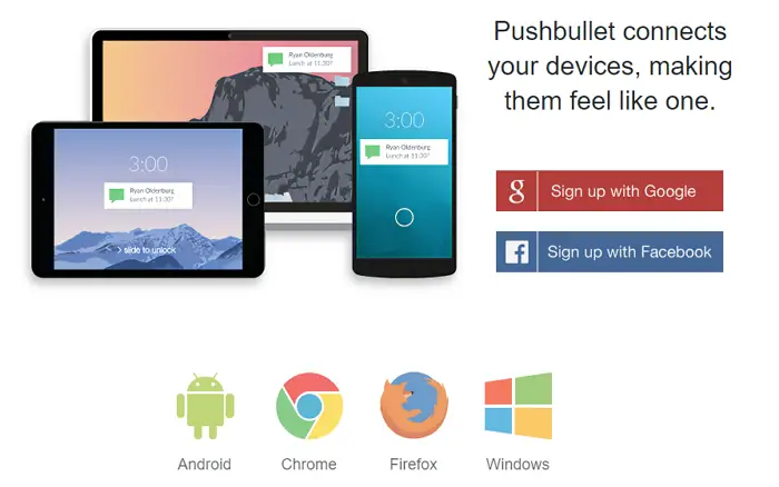 PushBullet Windows