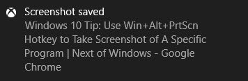 Screenshot of lock screen in Windows 10