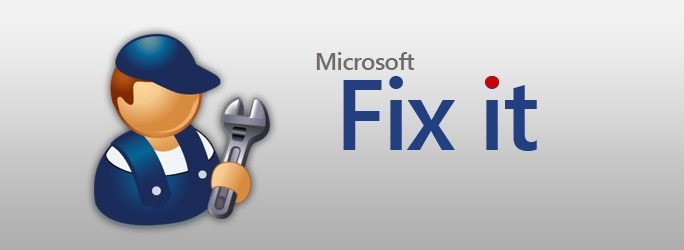Microsoft Fix It or Automated Troubleshooting Package not working