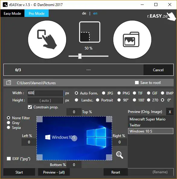 rEASYze basic image editor