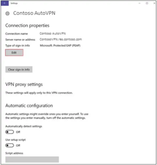 automatically connect vpn windows 10