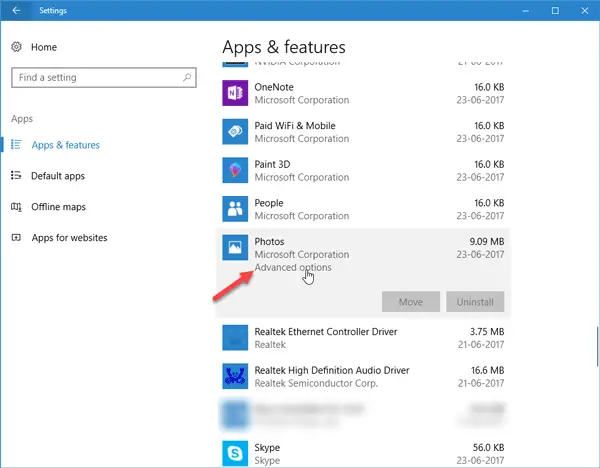 Windows 10 Photos app is slow to open